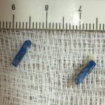 Tiny pieces of crayon