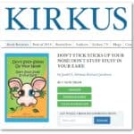 Kirkus review of Don't Stick, Don't Stuff book 