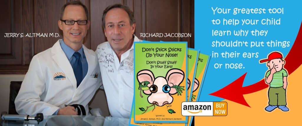 Children's safety book "Don’t Stick Don’t Stuff" teaches kids to avoid putting objects in their ears or nose, highlighting fun illustrations and expert advice from medical professionals, perfect for parent-child safety awareness.